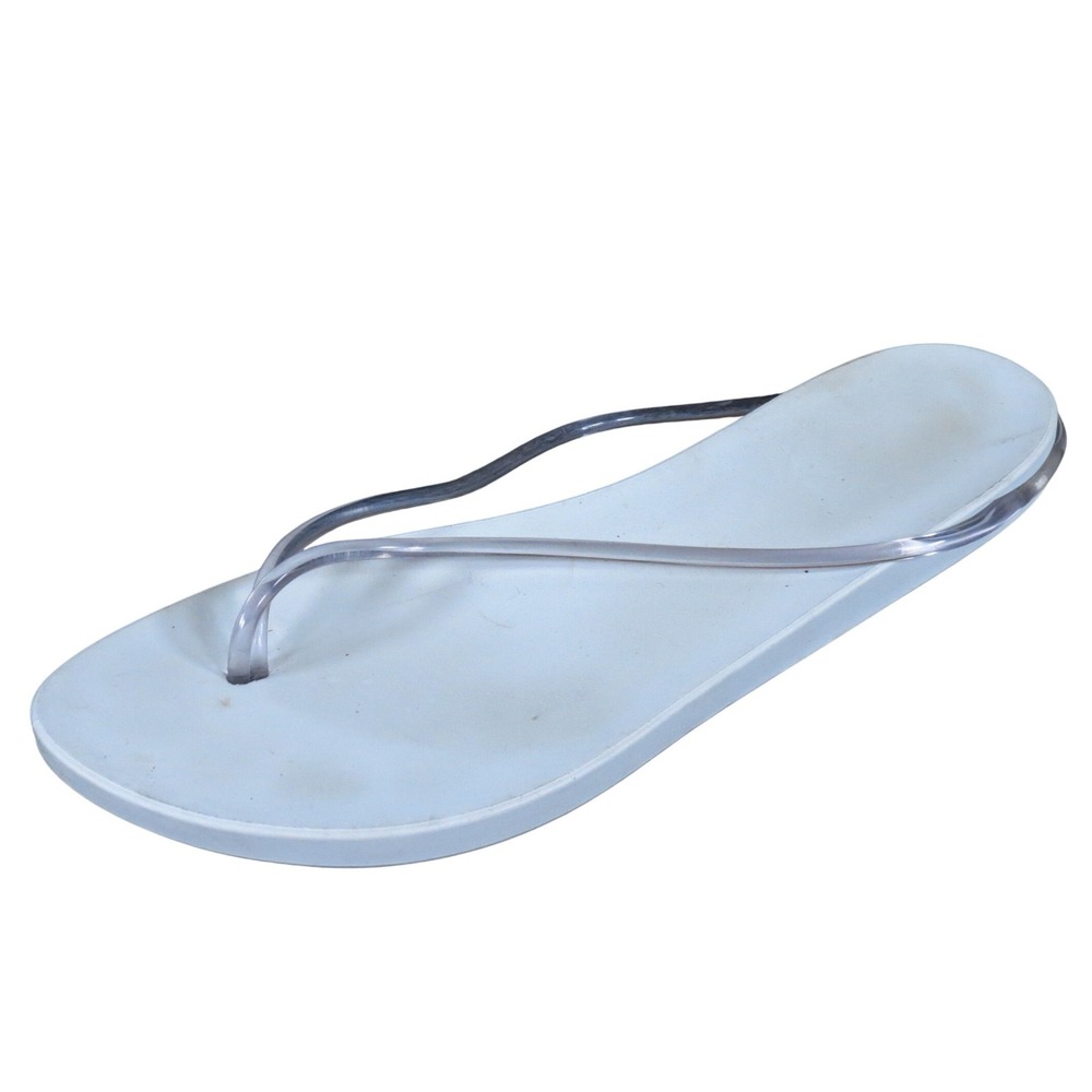 Ipanema Philippe Starck Women Sandal Size 8 Casual Beach Flip Flop White Clear